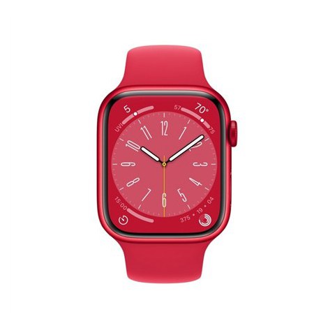 Apple Watch | Series 8 (GPS) | Smart watch | Aerospace-grade aluminium alloy | 45 mm | Red | Apple Pay | Water-resistant | Dust-